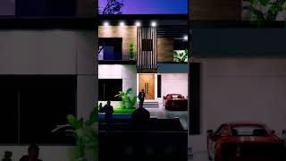 Night exterior view with enscape rendering | #enscaperendering #lighting #animation