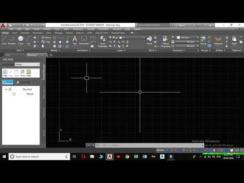 AutoCad Tutorial || How to change the Crosshair size in Autocad