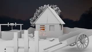 Interior And Exterior Model | 3d Art Showcase 
