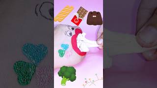 ASMR eating show ❤️ handy eating emoji challenge #asmreatingshow #mukbang #shortsviral #satisfying