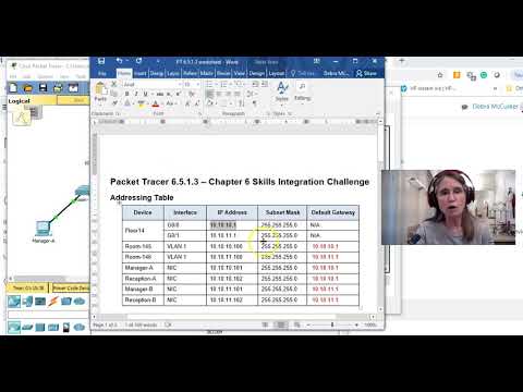 Cisco NetAcad's ITN Ch6 PT Skills Challenge