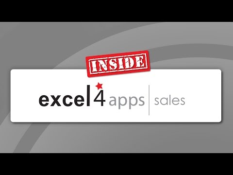 Inside Excel4apps: Departments | Sales