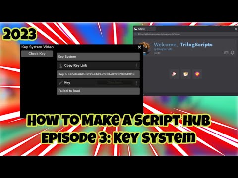 {2023} How to make your own roblox script hub (tutorial) | Episode 3: Key System