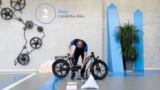 Avaka bz20 plus ebike unboxing! How to assemble Avaka bz20 plus ( one wheel) ?