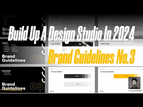 Building up my design studio | brand guidelines | day 013