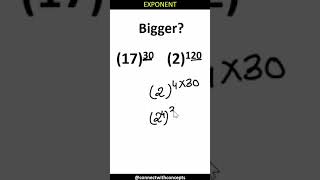 EXPONENT EXAMPLES  #maths   , #shorts , #exponents