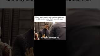 When Programmers Use Single Letter Variables 😂 | Coding Meme Shorts