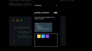 learn justify content #justifycontent