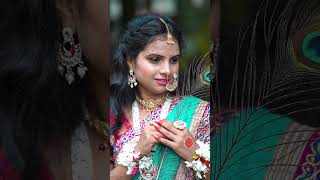 ||श्री राधे ||🦚🌸 #youtubeshorts#makeup#makeupartist#radharani #indianmakeuplook #radhakrishna#r