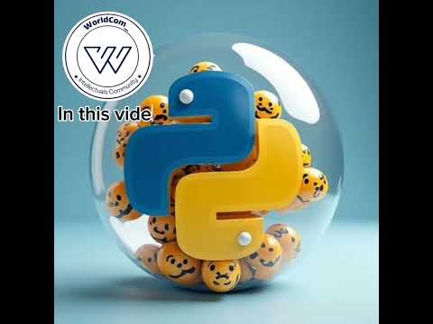 Step into the world of Python programming! #PythonForBeginners #TechTutorials #WorldcomIntellectuals