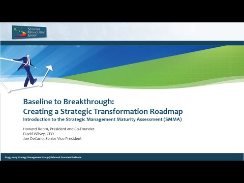 Baseline to Breakthrough: Creating a Strategic Transformation Roadmap