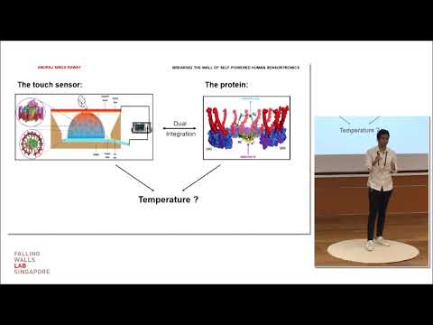 Falling Walls Lab Sg 2018 - Anuraj RAWAT /  Breaking the Wall of Self-Powered Human Sensortronics