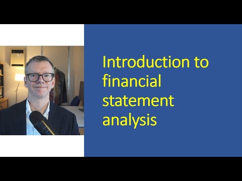 Introduction to financial statement analysis