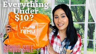 TEMU Spring Sale | Everything Under $10? Haul and Review