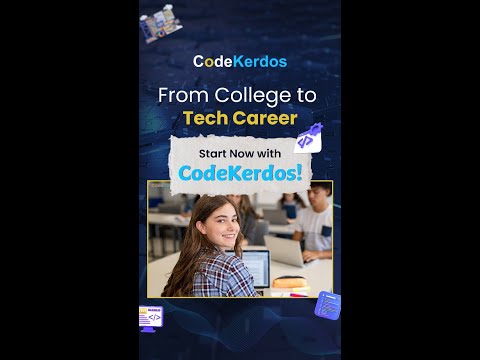 𝗙𝗿𝗼𝗺 𝗖𝗼𝗹𝗹𝗲𝗴𝗲 𝘁𝗼 𝗧𝗲𝗰𝗵 𝗖𝗮𝗿𝗲𝗲𝗿 𝗦𝘁𝗮𝗿𝘁 𝗡𝗼𝘄 𝘄𝗶𝘁𝗵 𝗖𝗼𝗱𝗲𝗞𝗲𝗿 #shorts
