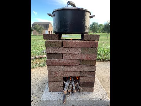 Brick Rocket Stove