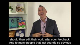 Challenging Learning's James Nottingham - 7 Steps to Feedback