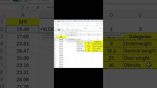 Excel - VLOOKUP() Approximate Match #excel #smartphone #dataanalysis #tutorial #datanalysis