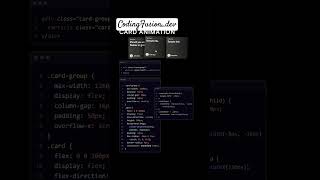 Simple Card Animation Using CSS#animation #csstutorial #cssanimation #webdevelopmenttutorial #css