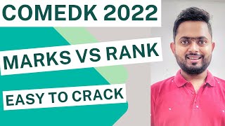 COMEDK 2022 MARKS VS RANK | comedk 2022 marks vs rank #comedk2022