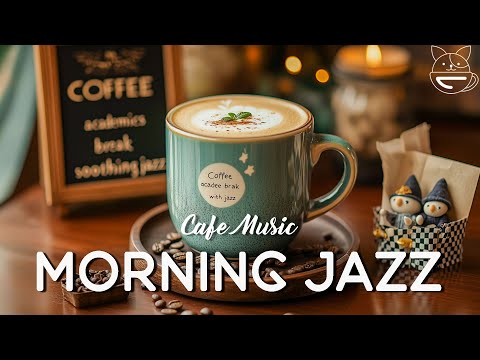 Positive Morning Vibes with Coffee & Relaxing Bossa Nova Jazz | Jazz Relaxing Music at Cat Cafe