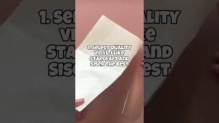 Master the art of vinyl layering with our expert tips! 🎨✂️
