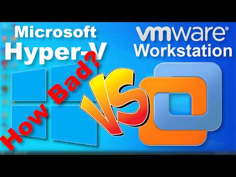 How Bad Is It? - Hyper-V vs Vmware Workstation - Both Free Which is Better