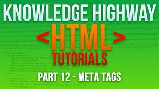 How to program in HTML #12 - Meta Tags