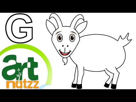 Sand Painting Art| Sand Art Videos With Coloured Sand| Let's Learn G For Goat | Artnutzz TV