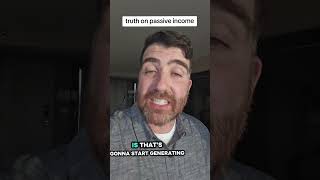Here’s the truth about passive income 💡 Big Side Hustle doesn’t want you to know this: It’s never