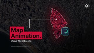 Map animation tutorial using alight motion | #RecreatingRandomAnimation
