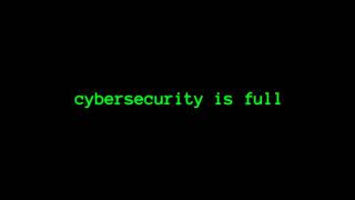 the cybersecurity job market...