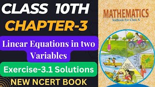Class 10th Chapter-3 Linear Equations in two Variables (Exercise-3.1 solutions)