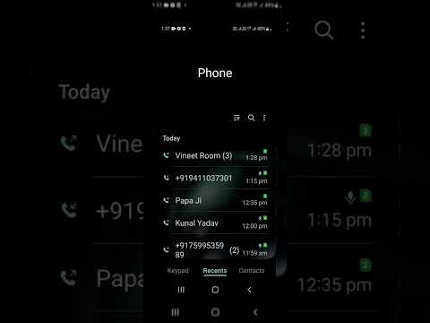 samsung a13 me block calls ko kese hide kare #viral #shorts