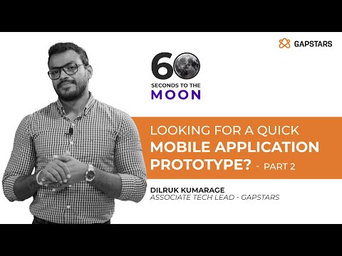 Prasad takes you through how you can use Flutter for quick mobile application prototyping - Part 2