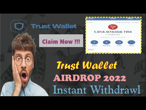 Trust Wallet Airdrop 2022 || 10000 tron = 500$ ||  Instant withdrawl || #trustwallet
