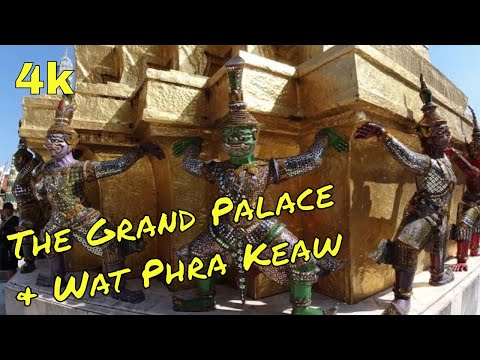 [4k] Thailand Travel Bangkok Wat Phra Keaw and The Grand Palace
