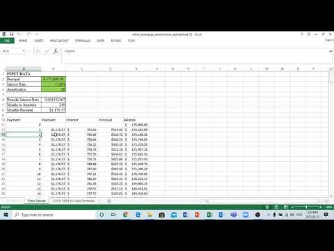 Amortization Spreadsheet