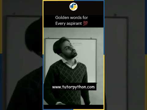 Golden words for every learner. Jitu bhaiya :) #pythonforbeginners #learnpythononline