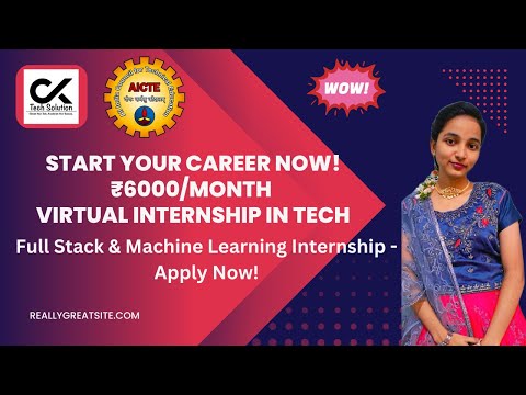 Full Stack & Machine Learning Internship - Apply Now!#VirtualInternship #Internship2025 #TechCareers