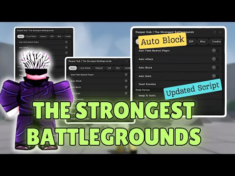🛡️ The Strongest Battlegrounds Auto Block Script (2025) | Auto Defend Like a Pro! [NO KEY]