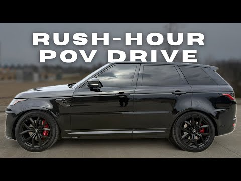 RANGE ROVER SVR RUSH-HOUR POV DRIVE 