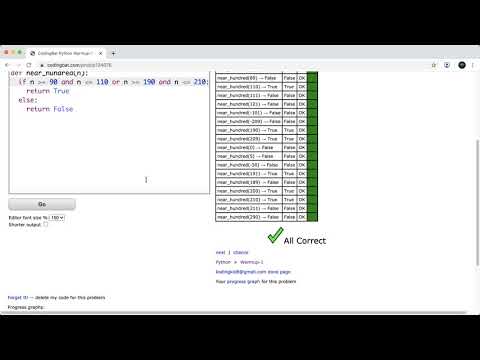 CodingBat.com Problem Solving with Python!! (3 problems done)