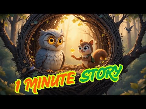 The Honest Squirrel 🐿 | Kids Moral Story in English | Bedtime Story with Lesson for Children