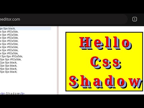 Text-shadow css