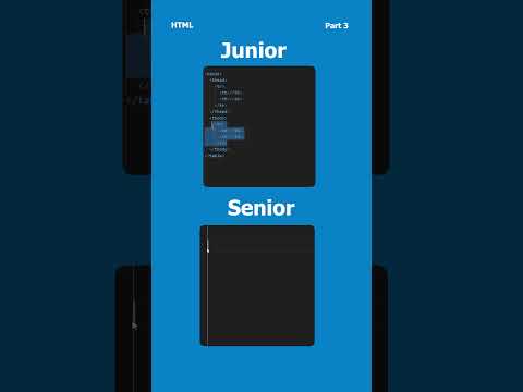 HTML Tables Junior_vs_Senior  Part_3
