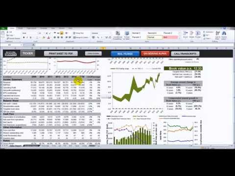 Investing Spreadsheet Short Tutorial
