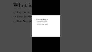 Work, Power And Energy 1 Min Revision #icseclass10 #icsephysics #class10physics
