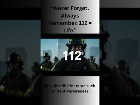 Today is called Emergency Number Day.#September11 #NeverForget #Unity #Humanity #112India #SaveLives