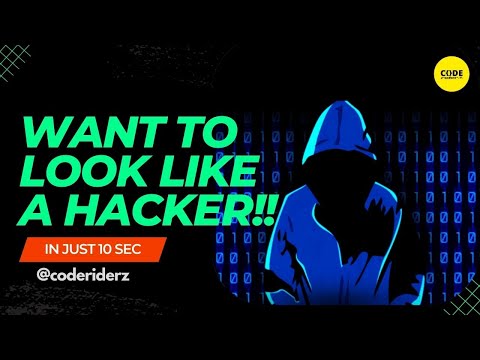 How to look like a Hacker using CMD(command prompt)| Prank your Friends | PART 1